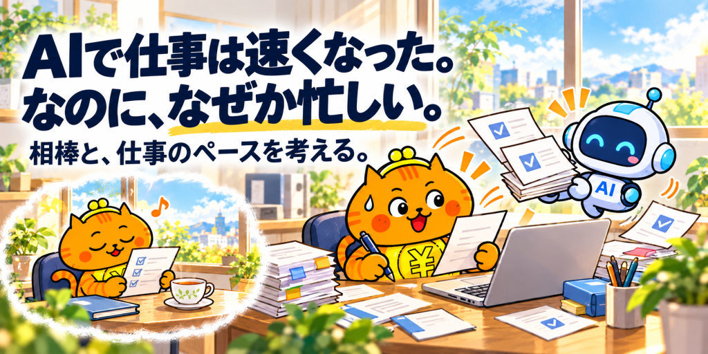 AIで仕事は速くなった。なのに、なぜか忙しい。